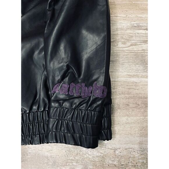 dcpl Vegan Leather Streetwear Jacket Black Men’s Size M - Picture 7 of 8